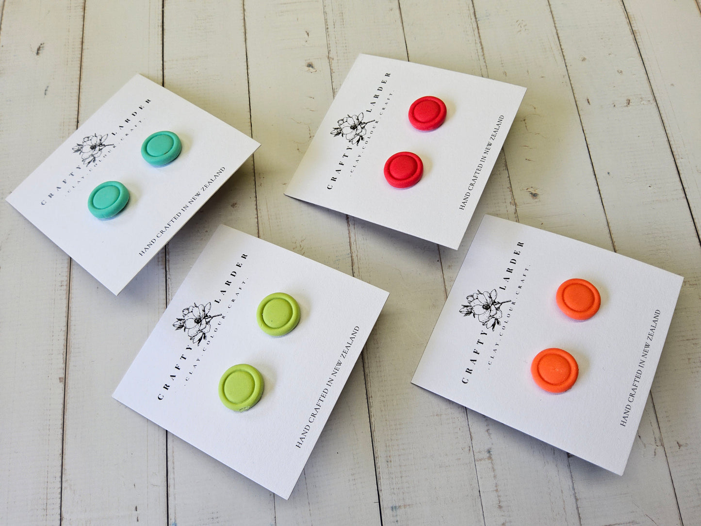 Bright Colour Kids’ Studs