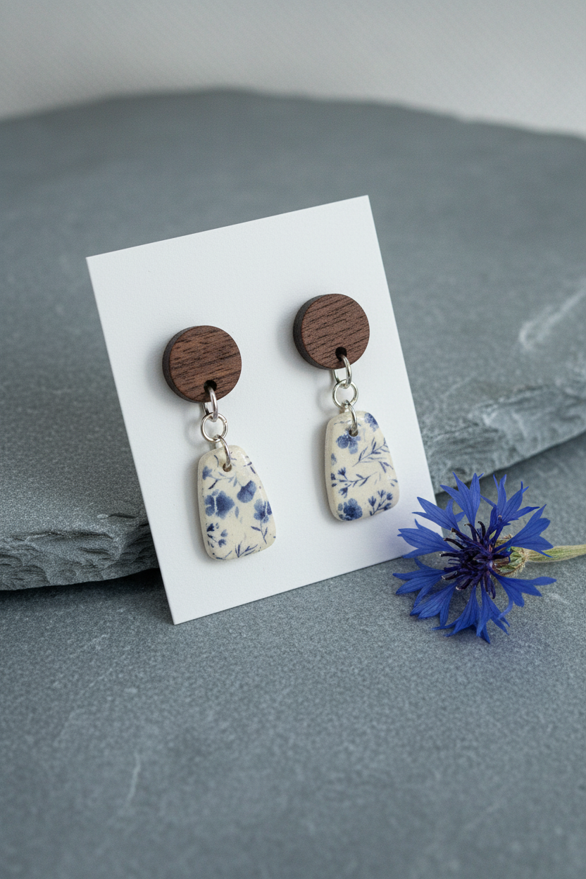 Cornflower Shape 1 - Card
