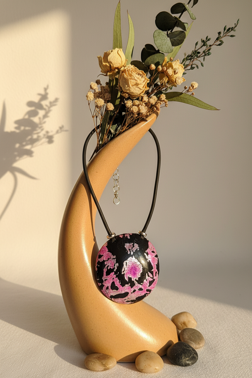 Floral Pendant on Stand