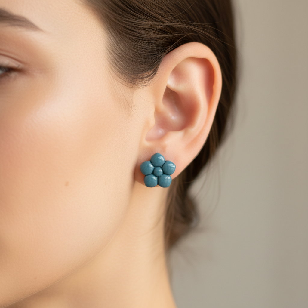 Primrose Studs Lyons Blue model