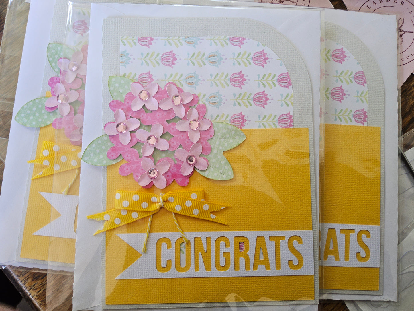 Congrats Card Yellow