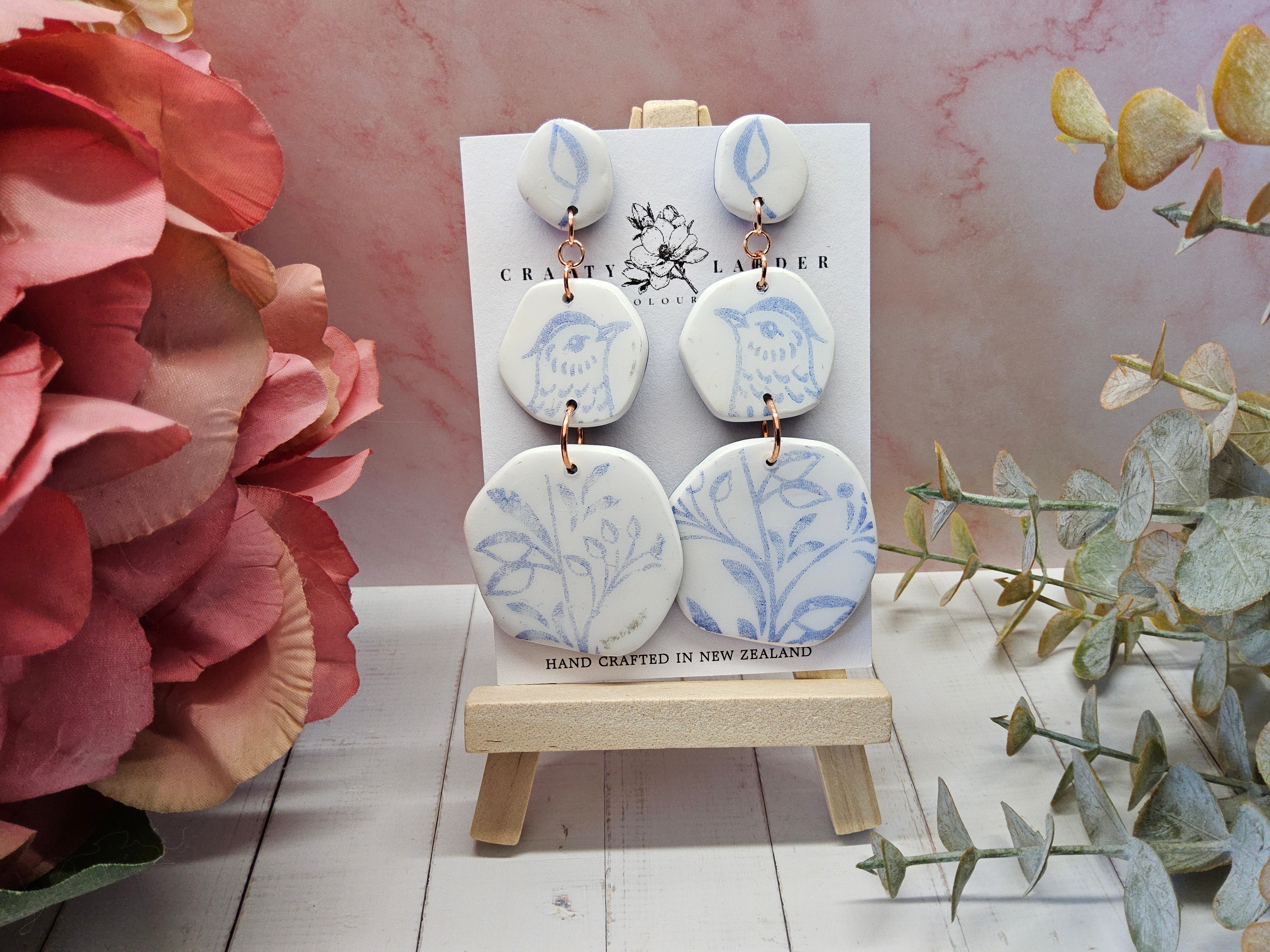 Bird & Flower Angled Rounds – Seconds – Crafty Larder