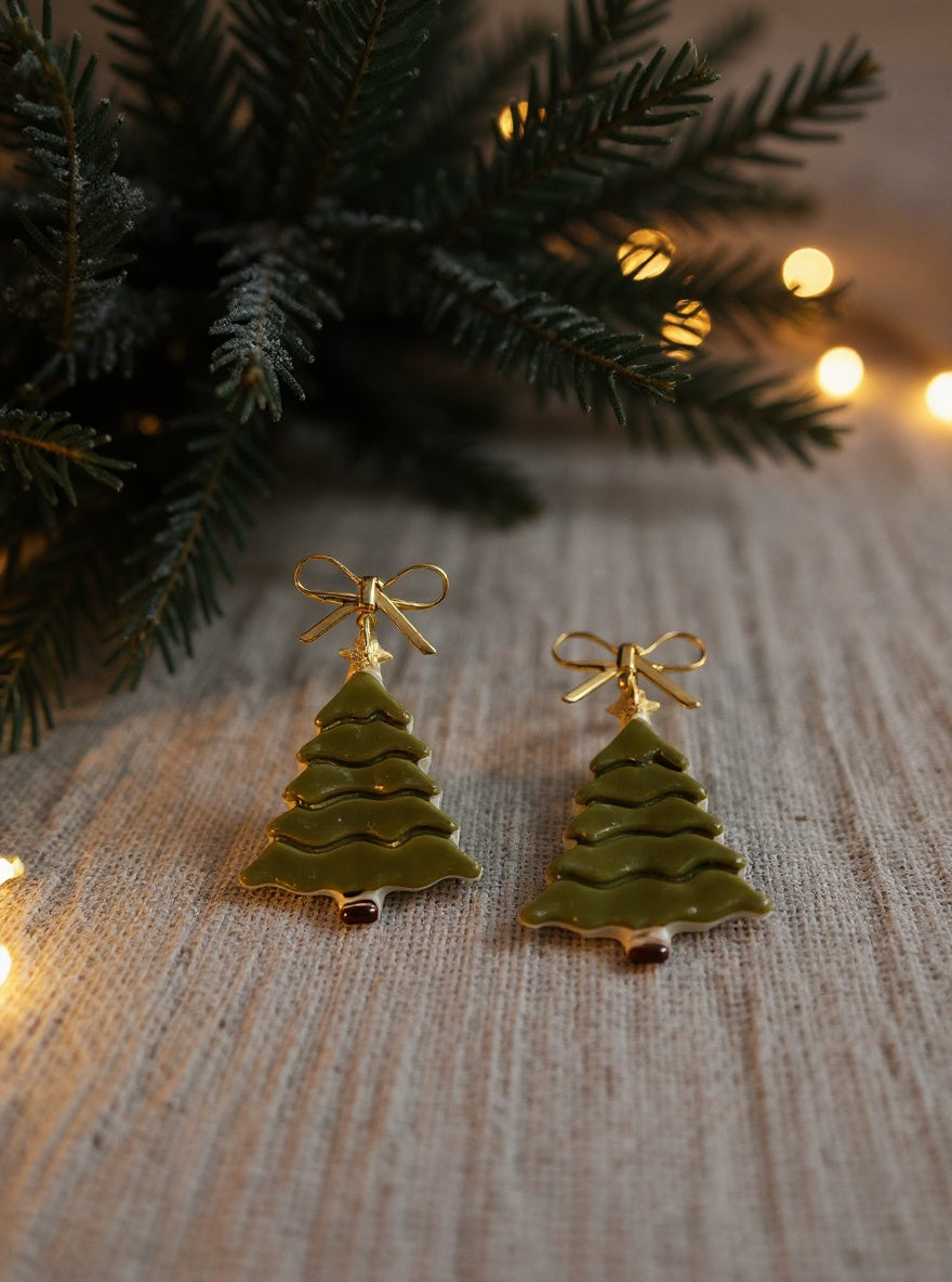 Christmas Tree Bow Dangles