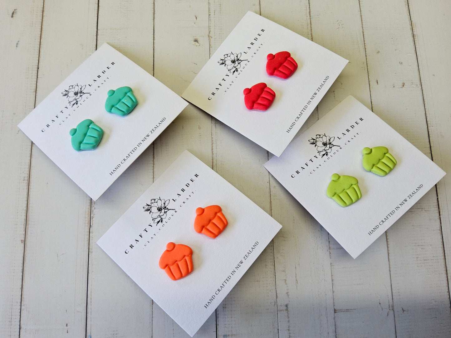 Bright Cupcake Kids’ Studs