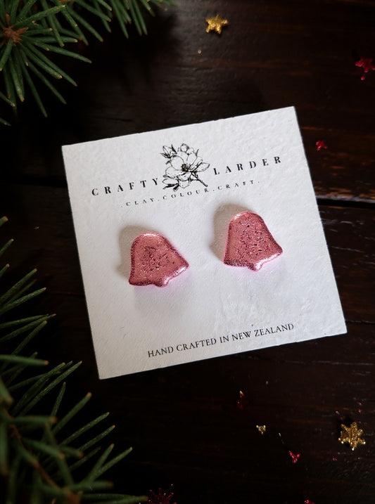 Glitter Bell Studs