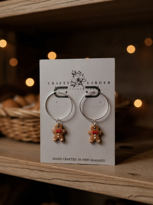 Mini Gingerbread Boy Hoops