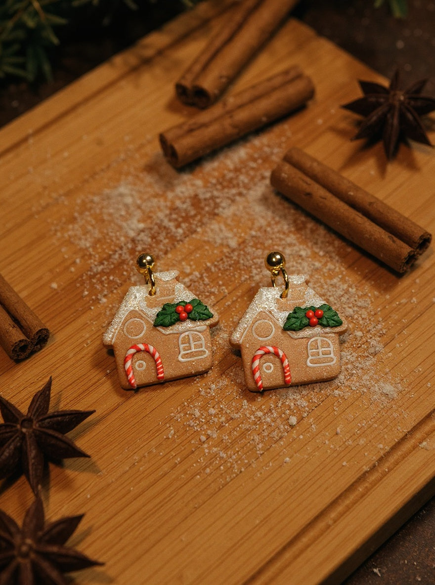 Gingerbread Cottage Dangles