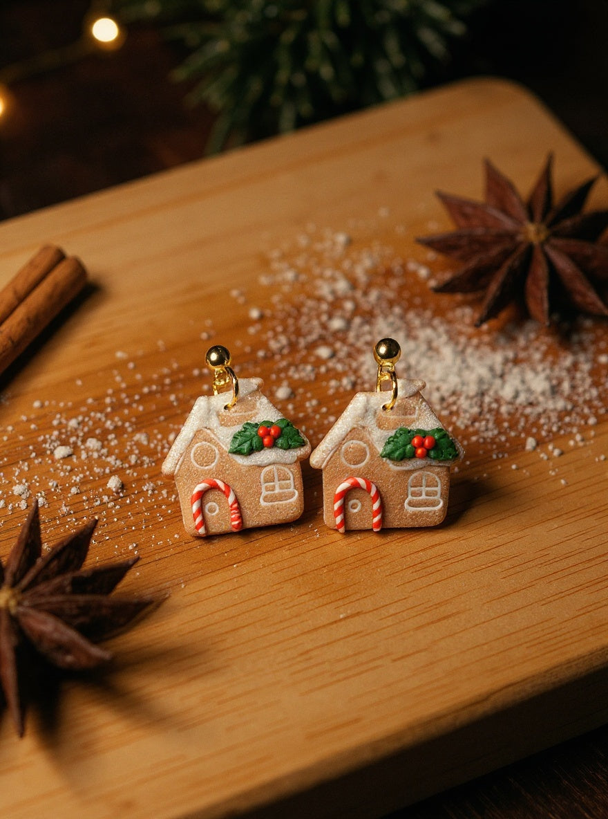 Gingerbread Cottage Dangles